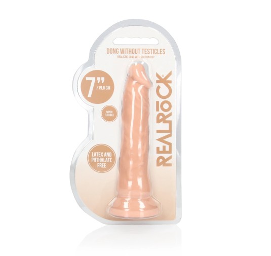 RealRock - Bardzo realistyczne dildo z wypukłymi żyłami 17 cm